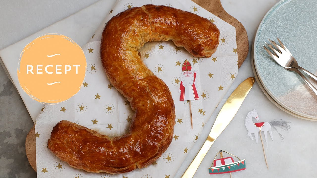 Hartige banketletter | Een heerlijke banketstaaf met gehakt in Sinterklaas stijl