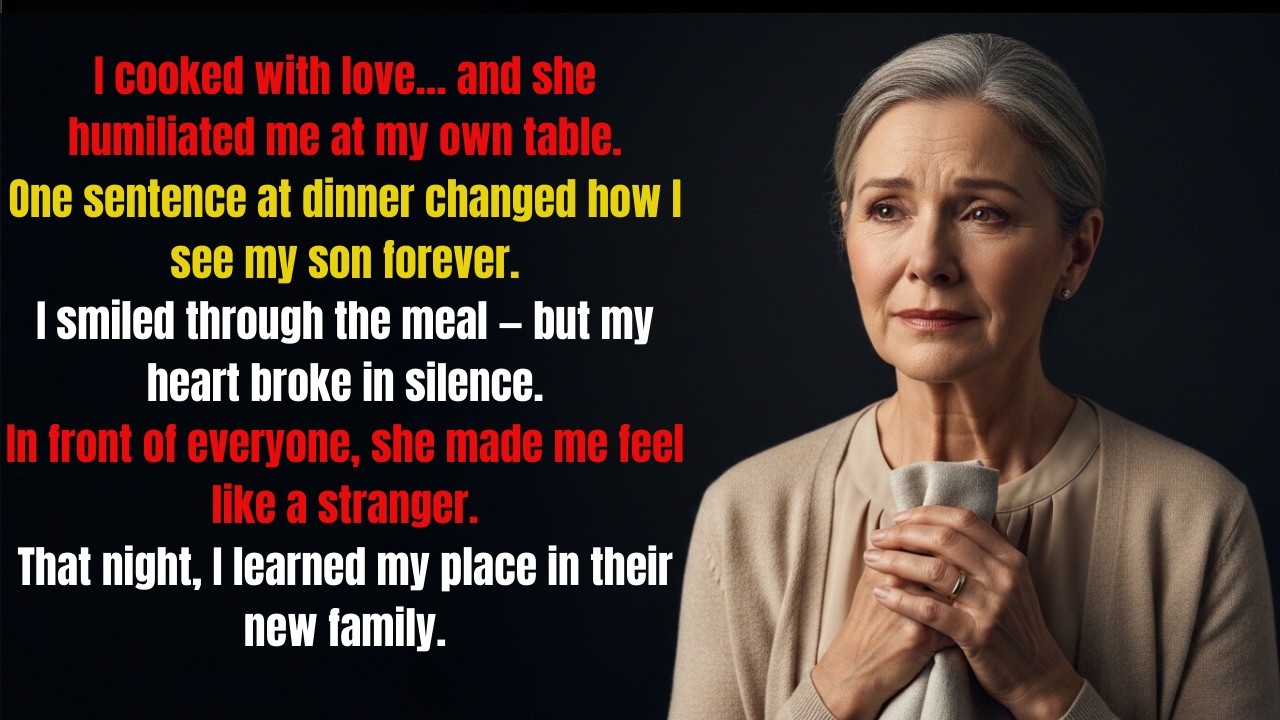 The Day My Daughter-in-Law Shamed Me at Dinner