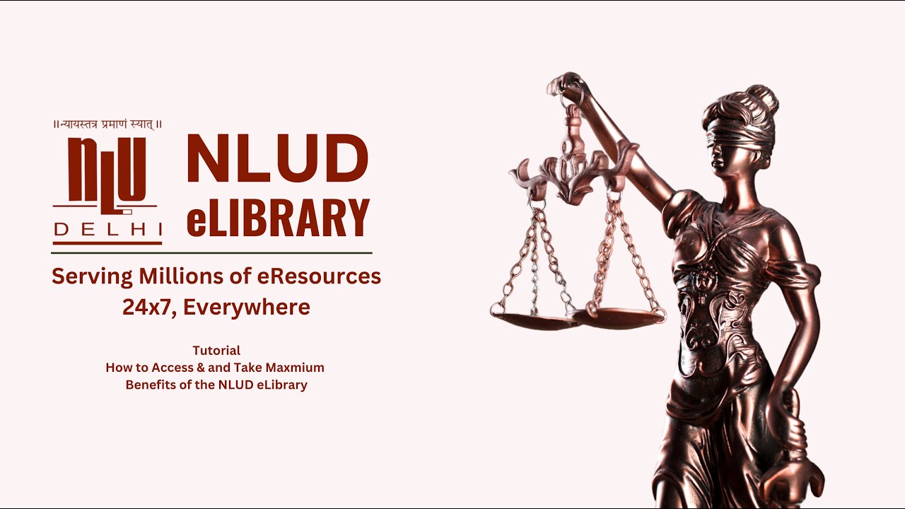 NLU Delhi eLibrary | Tutorial I Refread Digital Library