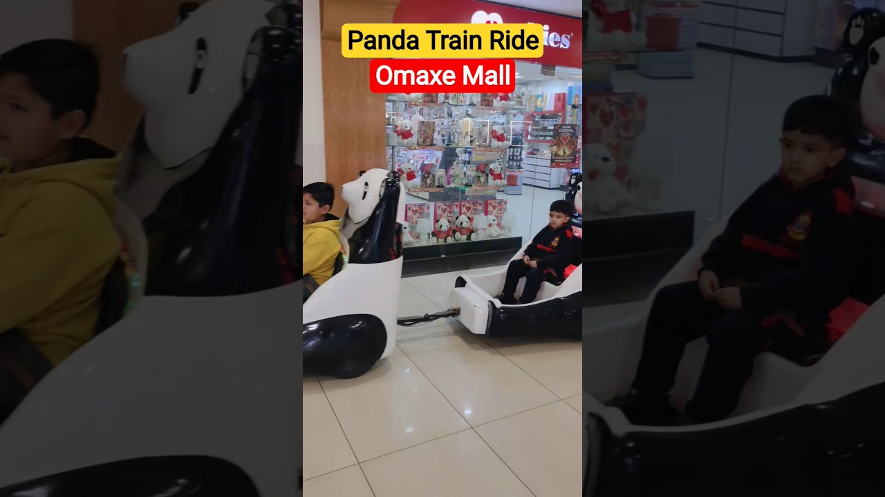 Panda Train Ride 💕🤗💕 Omaxe Mall Patiala 