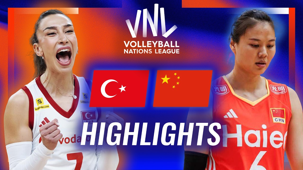 T&uuml;rkiye 🇹🇷 vs. China 🇨🇳 - Highlights | Week 2 | Women's VNL 2026