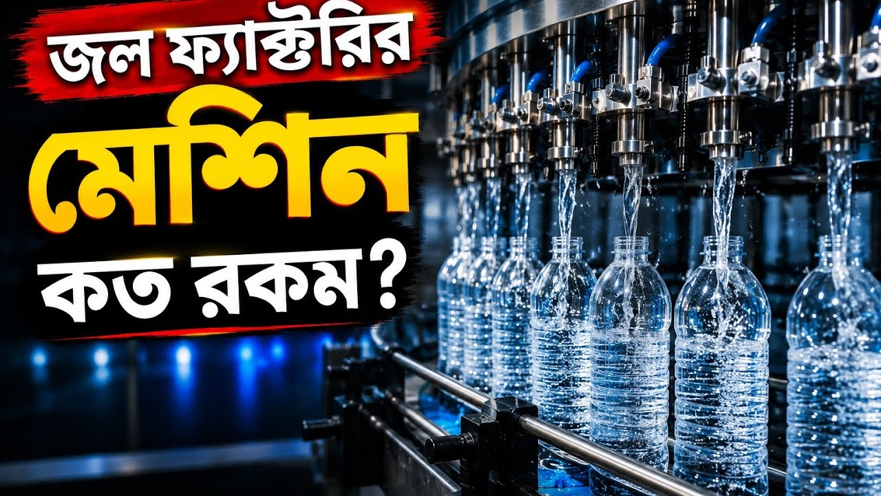 জল ফ্যাক্টরির মেশিন কত রকম হয় | Choose your Affordable  Mineral Water Plant