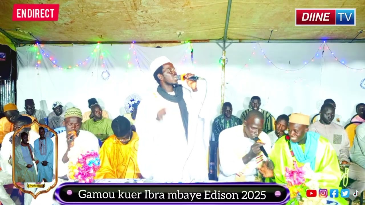 🔴Gamou kuer Ibra MbayeAvec diine ISLAME TV lérou kuer ngay