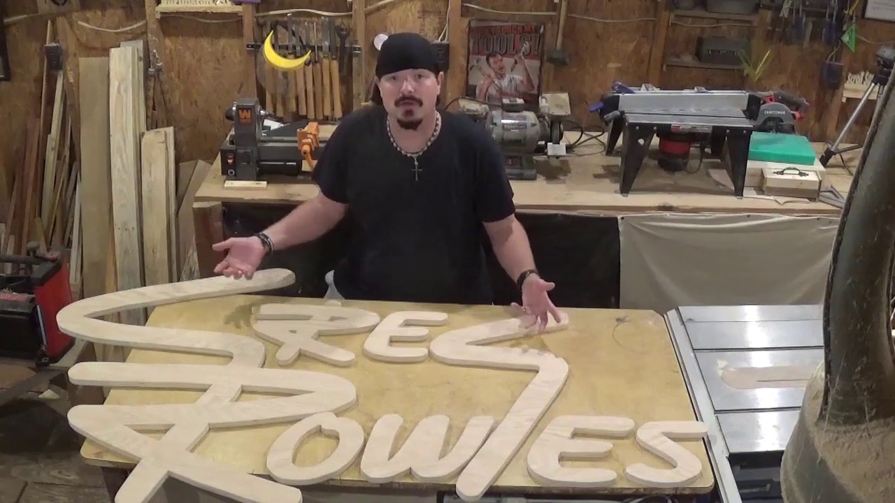 Greg Rowles Stage Sign, Scroll saw And Jig Saw
