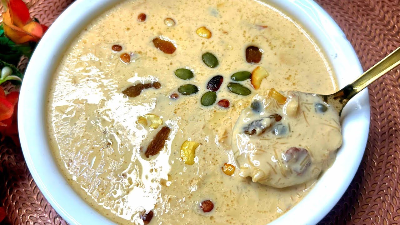 Eid Special Sheer khurma👌Authentic Lazeez Sheer Recipe🌙Make With Only Milk/Magic of Slow cooking 