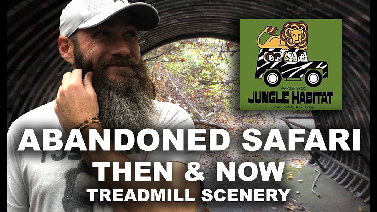 ABANDONED ZOO: Safari Park Walkthrough - Jungle Habitat - Then and Now HD TREADMILL SCENERY