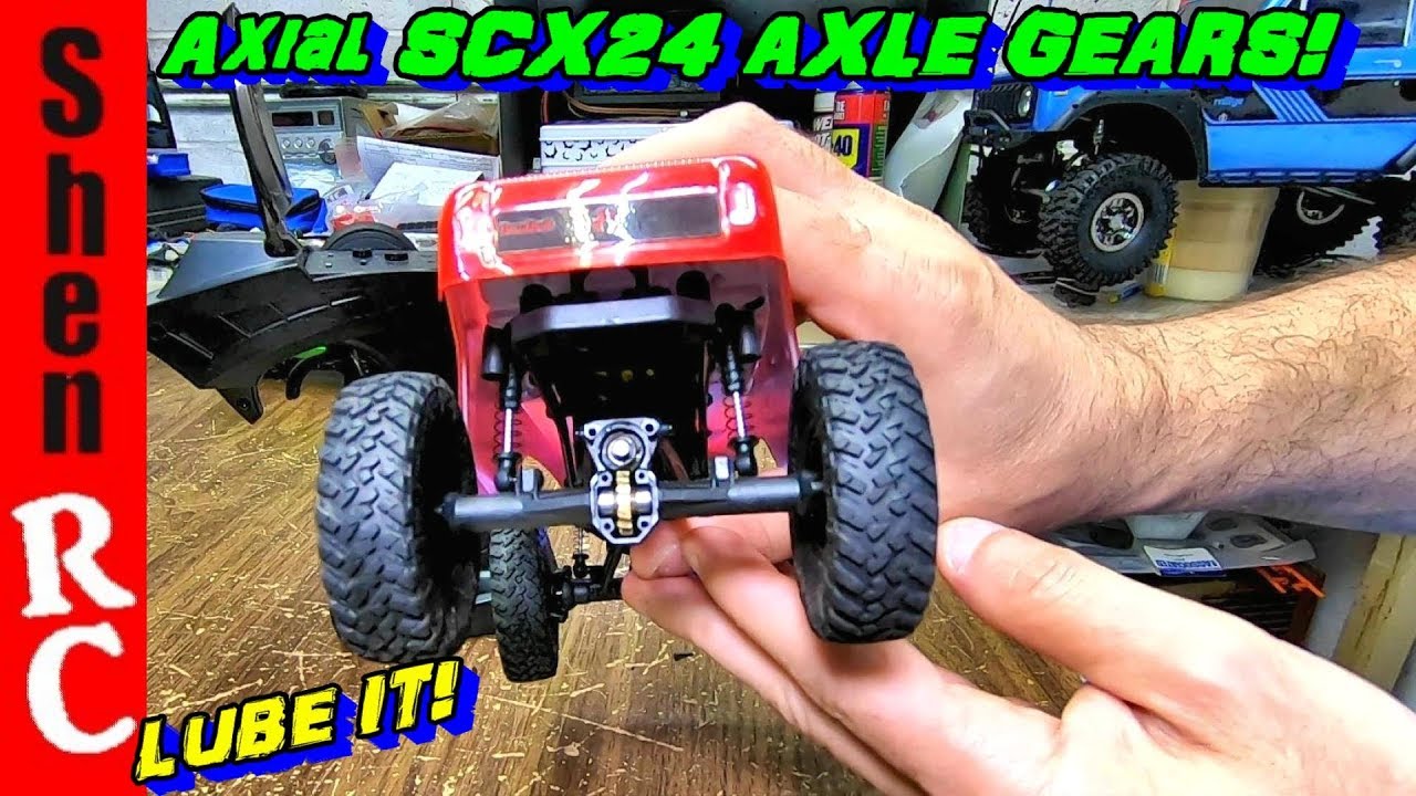 Axial scx24 Deadbolt AXLE WORM GEARS & maintenance.