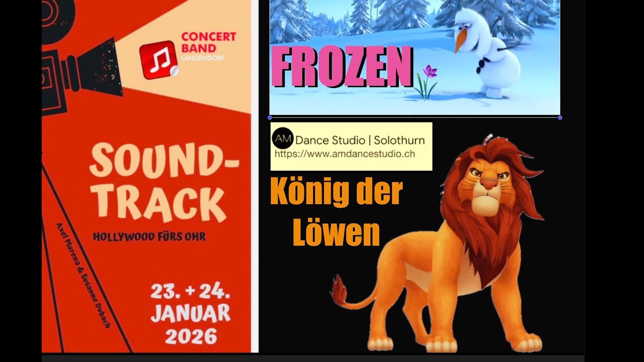 Concert Band Langendorf 2026 - FROZEN & König der Löwen SOUND TRACK