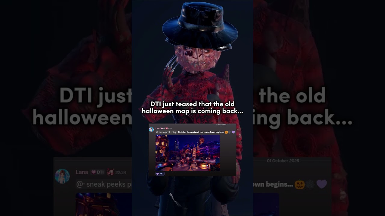 THE OLD HALLOWEEN MAP IS COMING BACK TO DTI