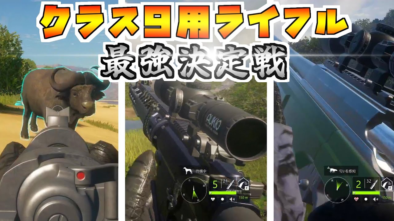 大型動物にはこれ一択！最強のライフル決定戦【the Hunter: Call of the Wild】