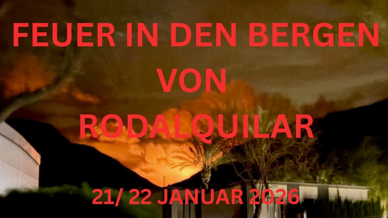 Feuer in den Bergen von Rodalquilar