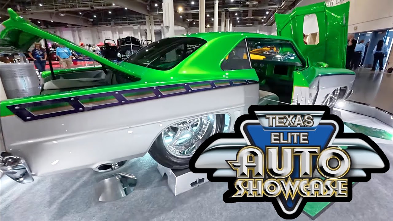 Выставка Texas Elite Auto Showcase 2025 в парке NRG | более 350 кастомных автомобилей и грузовиков