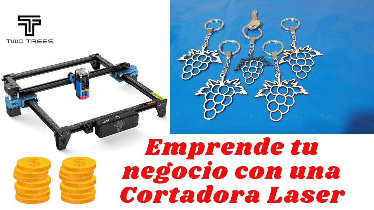 Emprende tu negocio con una Cortadora laser 💲 TTS-55 pro