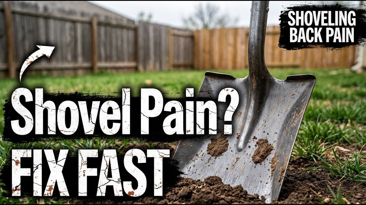 Stop Back Pain From ShovelingFix It Fast in Belleville