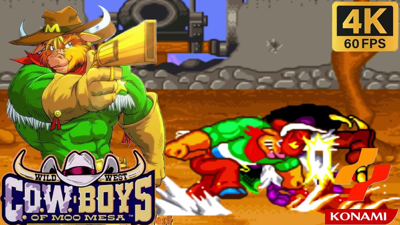 Wild West C.O.W. Boys of Moo Mesa - Marshal Moo [Arcade / 1992] 4K 60FPS