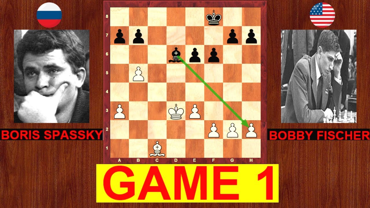 Σκάκι : Spassky Boris vs Fischer Robert James(Bobby Fischer) game 1 review #20