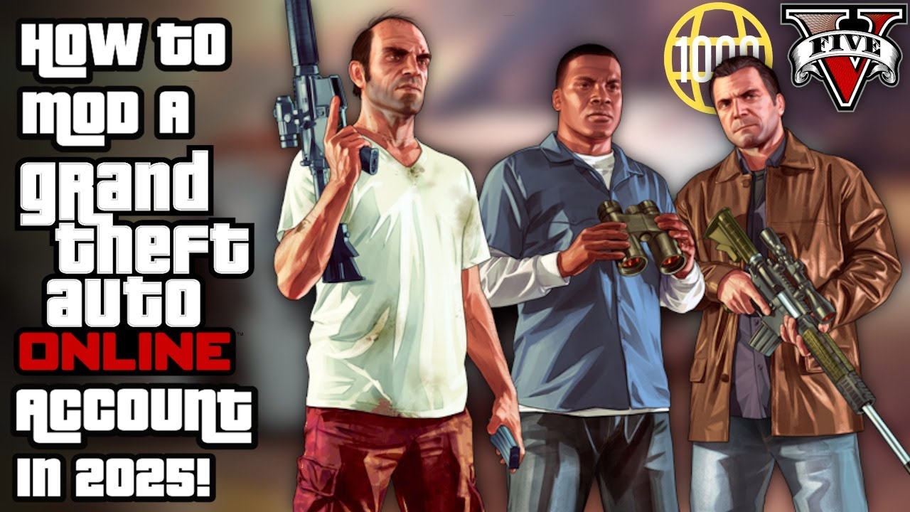 How to mod a GTA account in 2025!