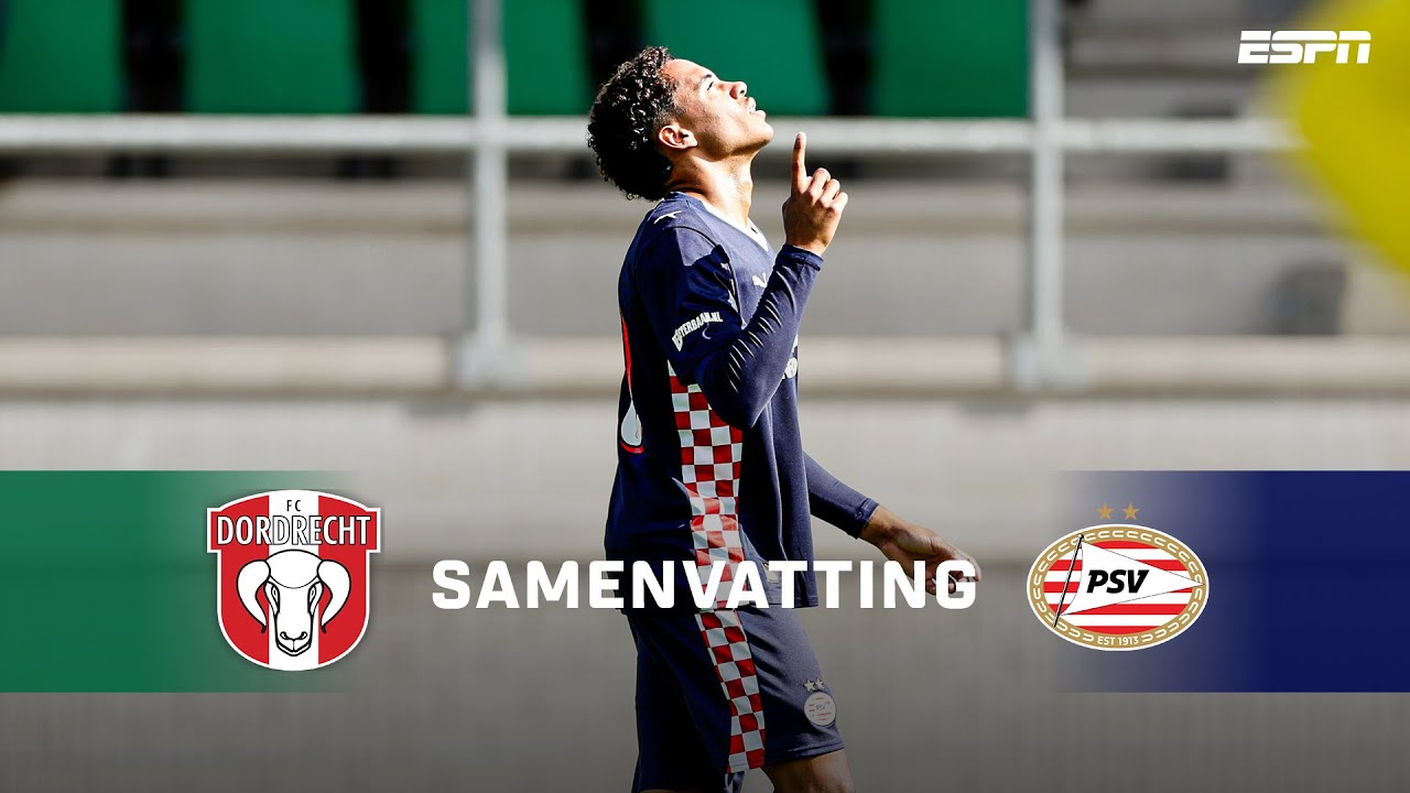 Noah Fernandez GOUD WAARD voor Jong PSV! ⚽️➕🅰️ | Samenvatting FC Dordrecht - Jong PSV