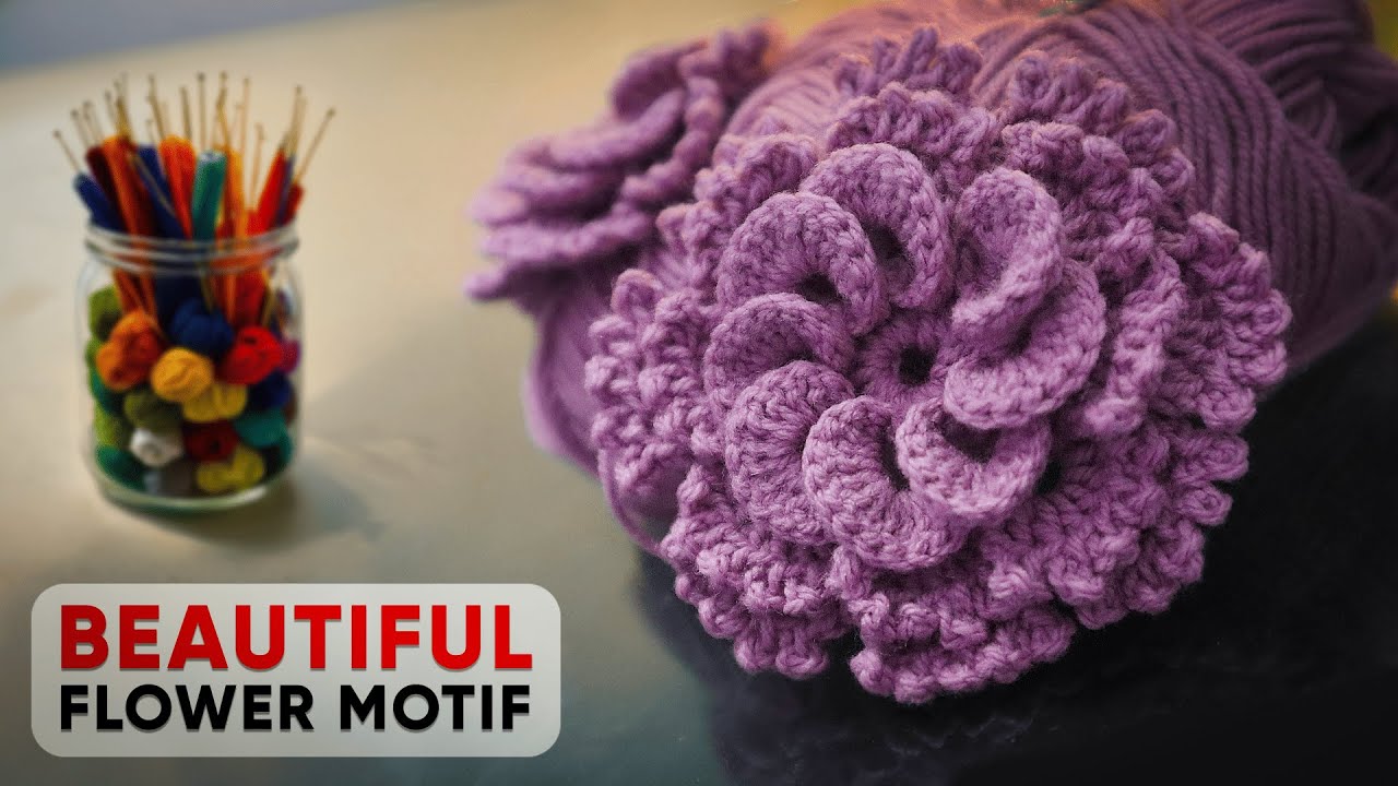 Crochet Flower Motifs to Brighten Your Creations