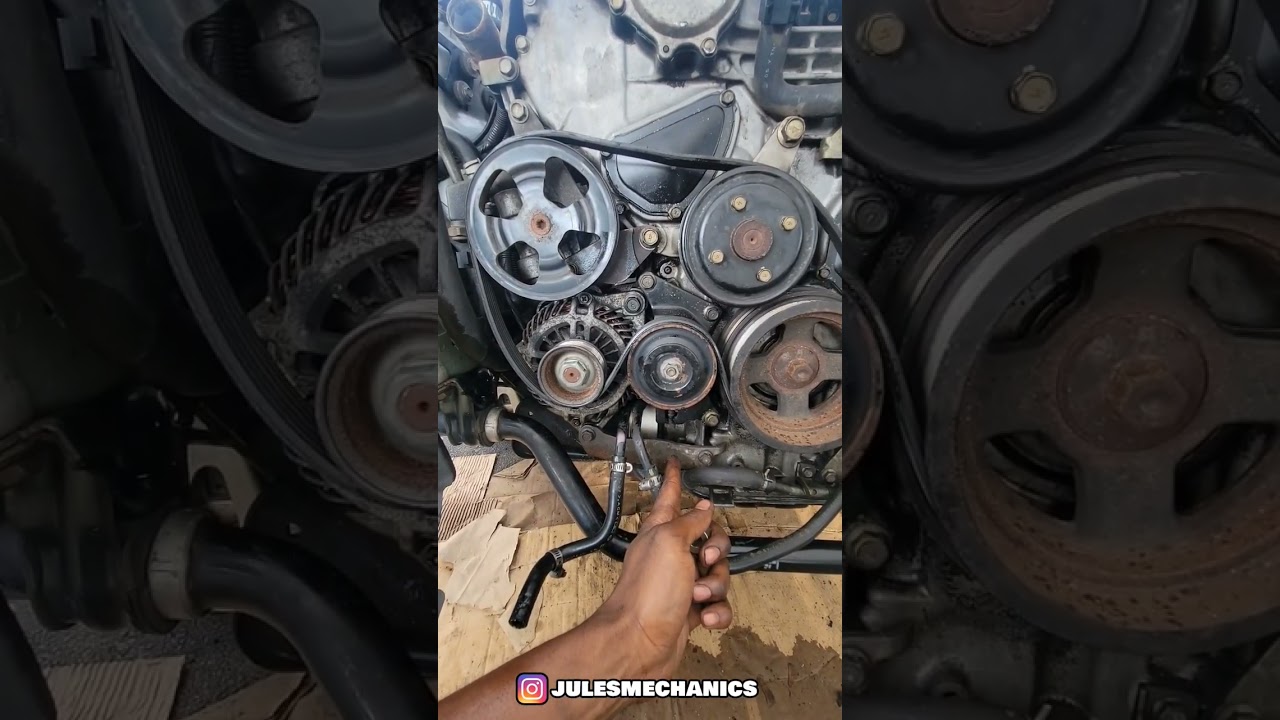 Удалить натяжной ролик 350Z / G35 / FX35 / FX45