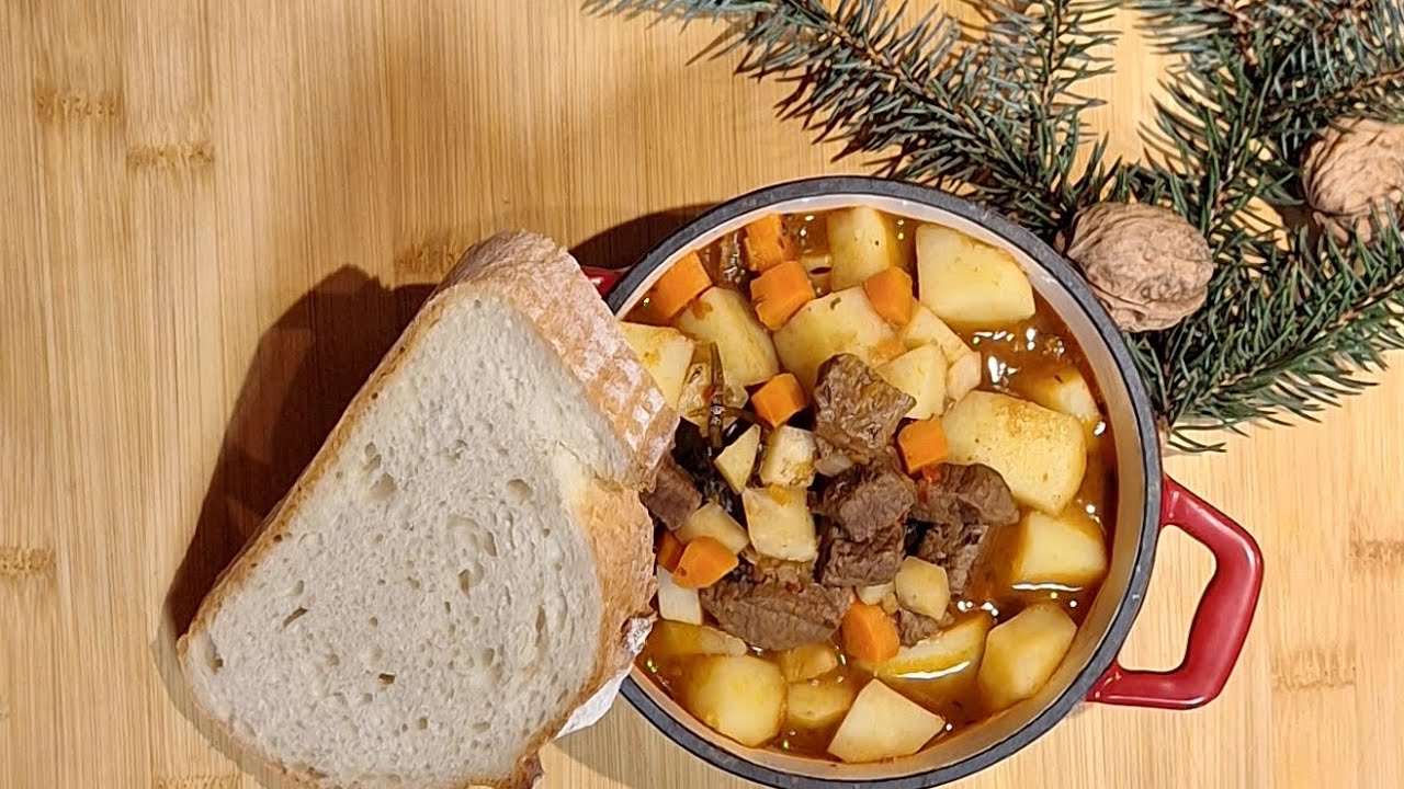 KARÁCSONYI SZARVAS GULYÁS/Ha már unod a halászlét próbáld ki ezt a receptet 🌲☃️☄️