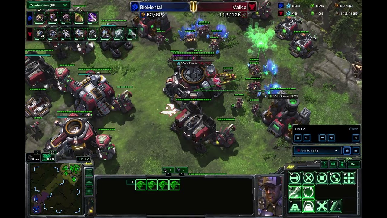 Malice [T] vs BioMental [Z] Power of 8 Rax (Tourmaline)