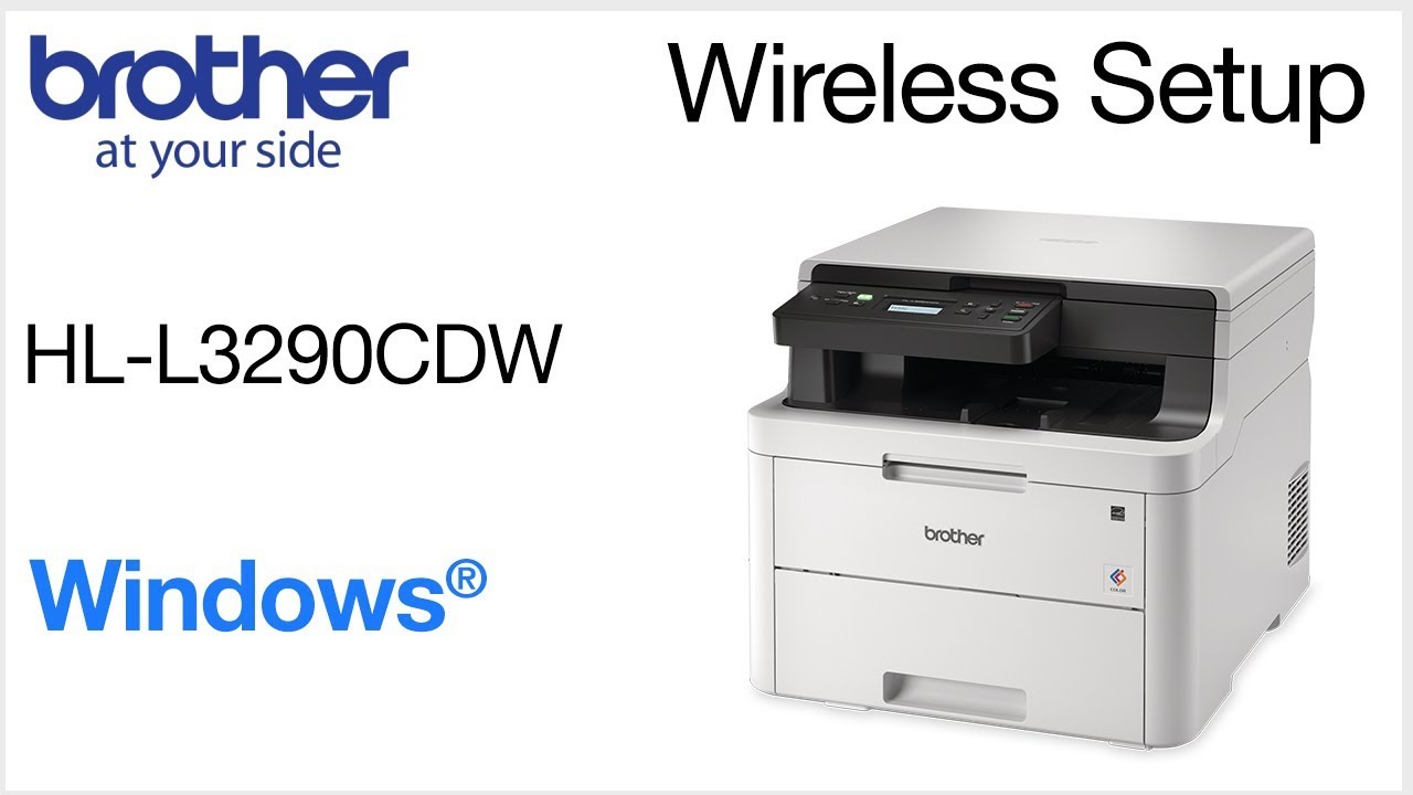 Connect HLL3290CDW to a wireless computer - Windows