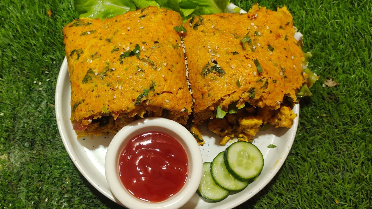 Healthy High Protien Eggs Wrap Recipe.Zero Oil high protien wrap for Iftar Special