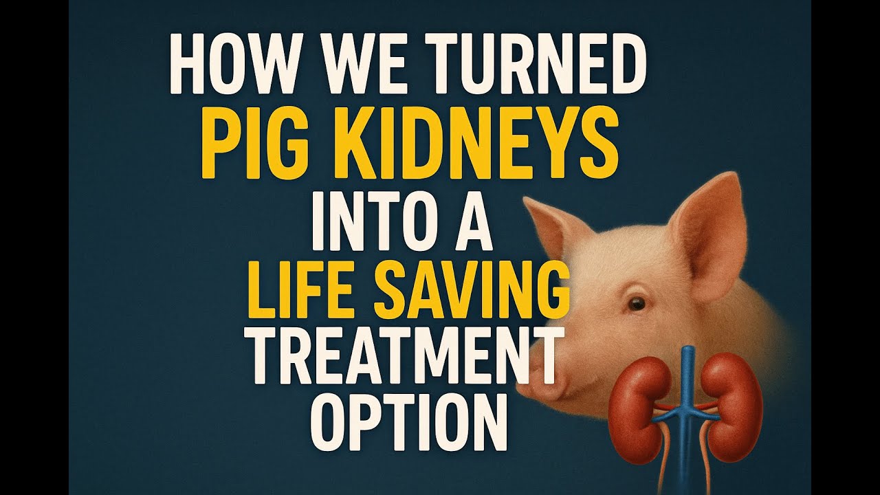 How We Turned Pig Kidneys Into a Life Saving Treatment Option