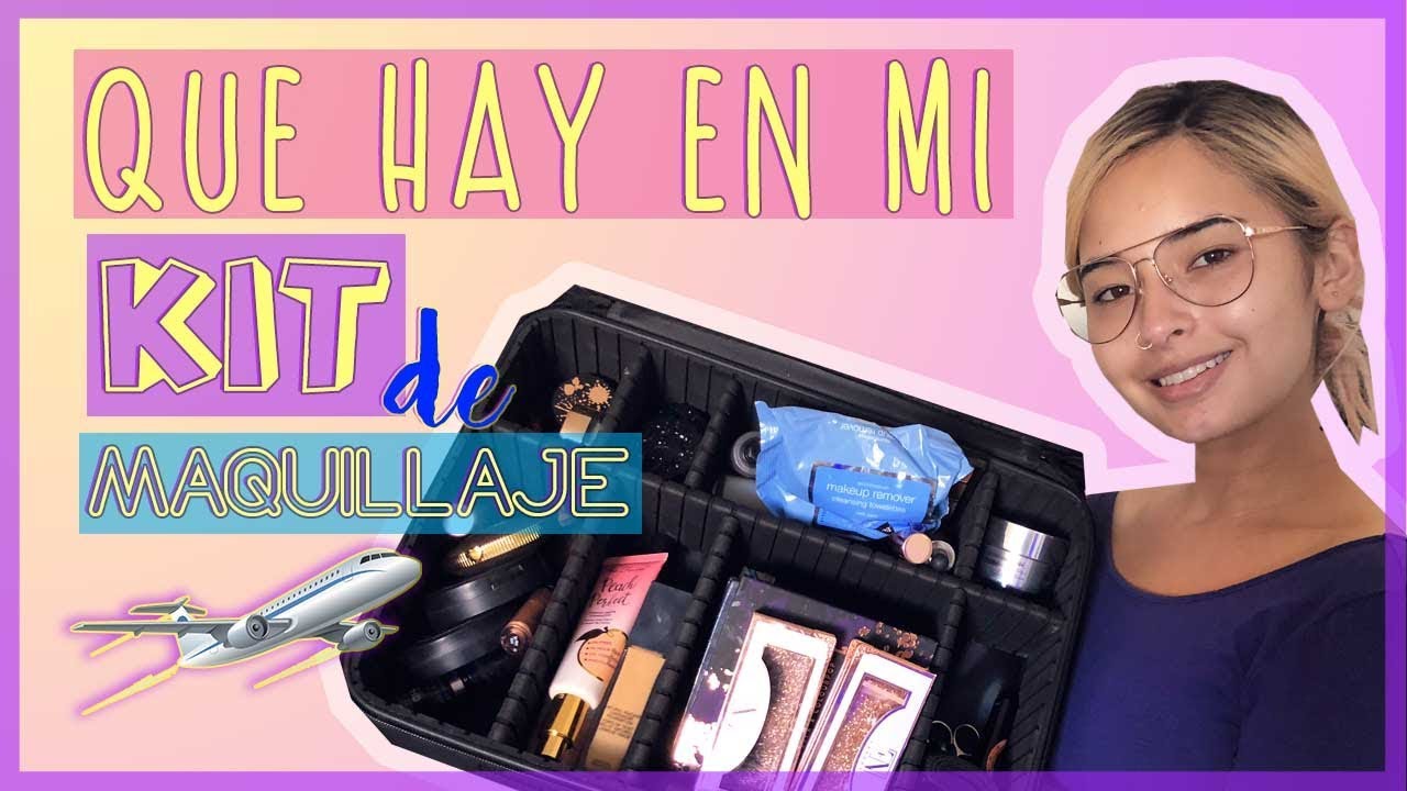 🌙 Qué Hay En Mi Kit De Maquillaje Para Viajar? My Glam Kit