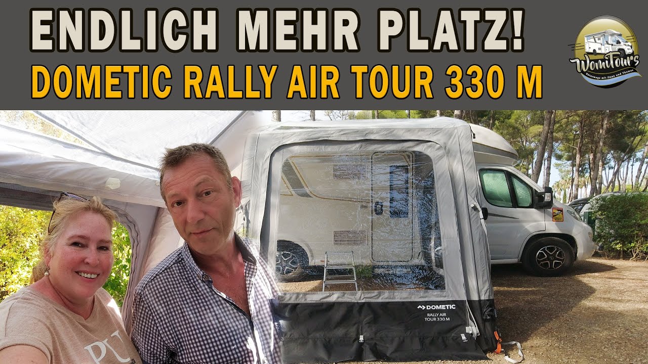 Unser neues Vorzelt am Wohnmobil 🚐 – Dometic Rally Air Tour 330 M Schritt für Schritt ⛺
