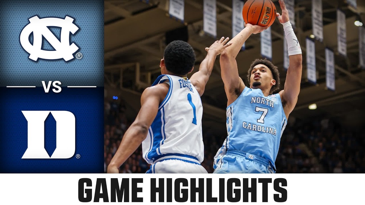 North Carolina vs. Duke Game Highlights | 2025-26 ACC Men's Basketball