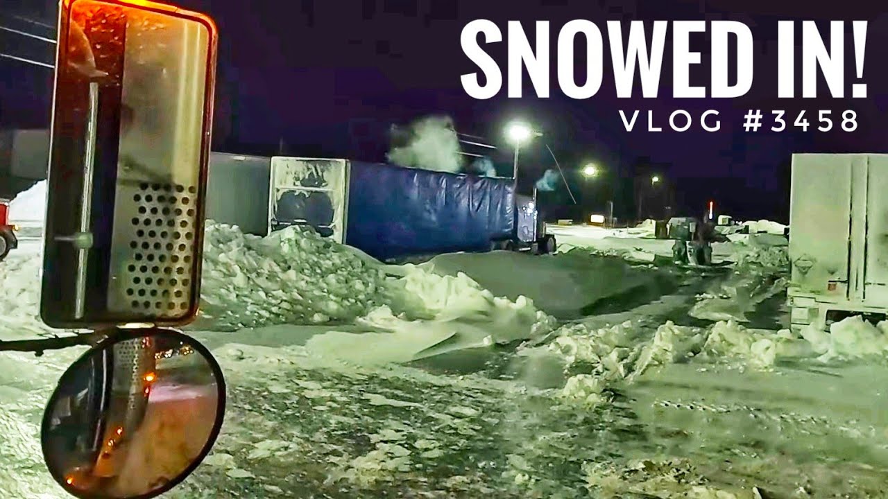#3458 | SNOWED IN! | My Trucking Life