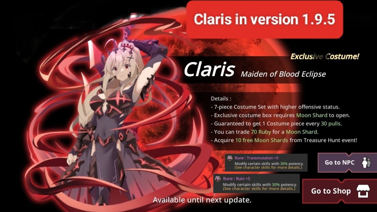 New Upgraded Claris (Version 1.9.5) | Epic Conquest 2