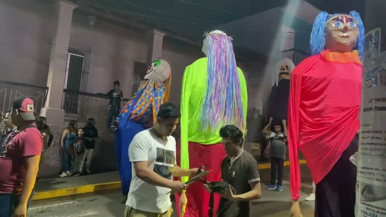 Mojigangas  san Andrés Tuxtla barrio  Serapio  Rendón   SR        Campeche