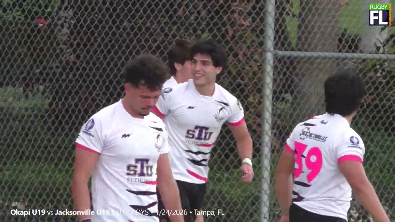 Okapi Wanderers Rugby FC U19 vs Jacksonville Wolverines Rugby  Highlights 1/24/2026