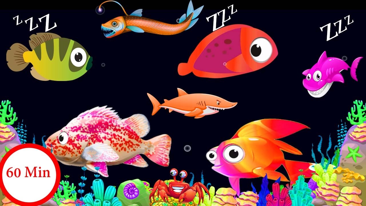 Mozart & Brahms Lullabies🌙💤Sleep Instantly in 3 Minutes🐠Soothing Baby Music🌙Calming Fish Lullaby