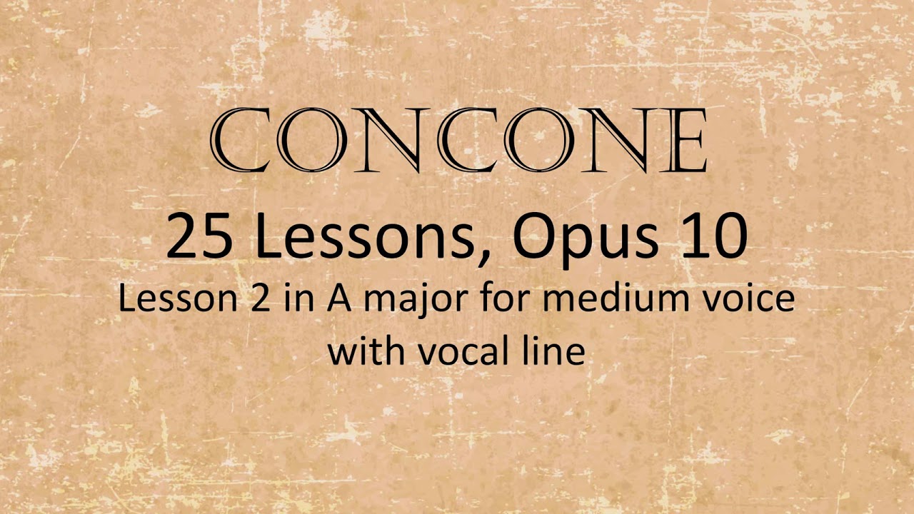 #2: medium voice with vocal line