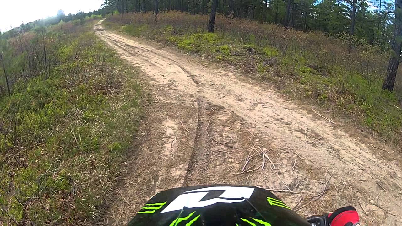 04 KX250F Trail Riding