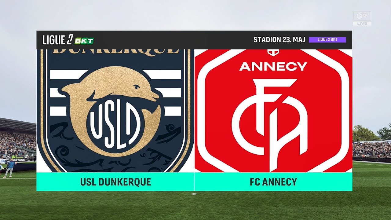 EA Sports ФК 26 | Дюнкерк — Анси - Лига 2 BKT | Геймплей для PS5