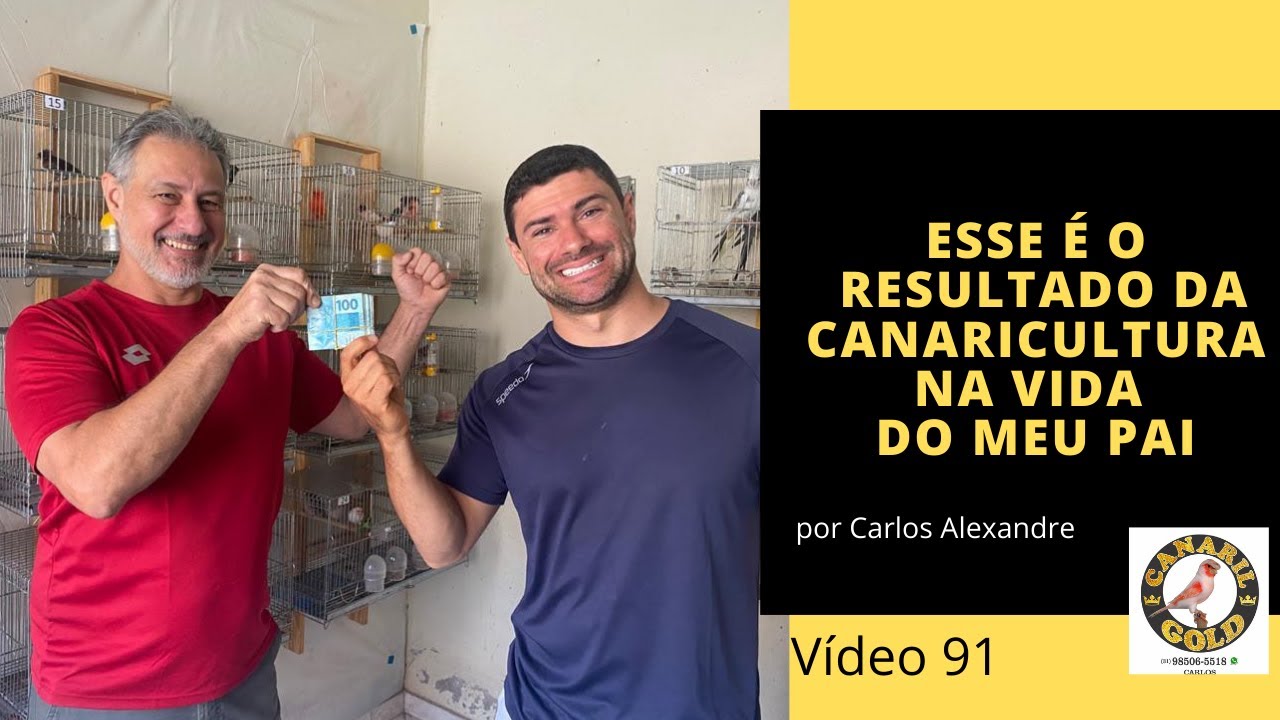 A RENDA EXTRA COM CANARIOS TEM AJUDADO MEU PAI!