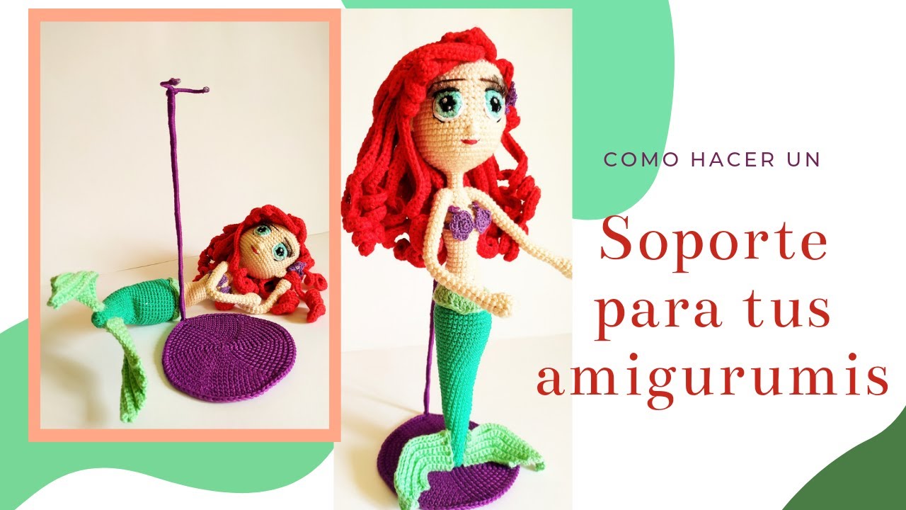 Soporte para amigurumis: como hacer un soporte para tus muñecos.