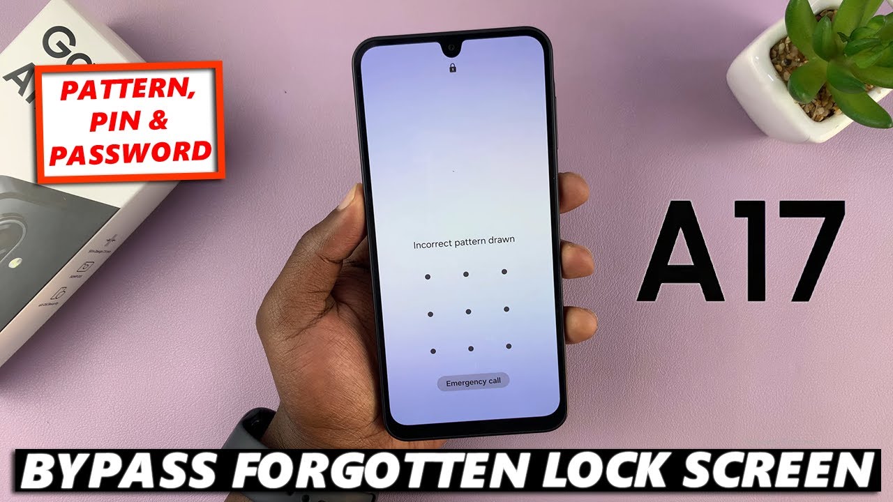 Забыт пароль, PIN-код или графический ключ на Samsung Galaxy A17 5G — как сделать полный сброс на...