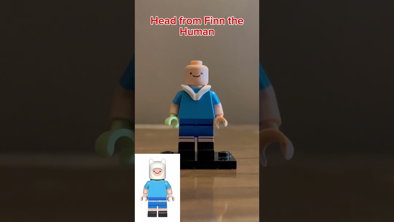 How to upgrade Lego Finn the human from adventure time!#lego #adventure #adventuretime #finnthehuman