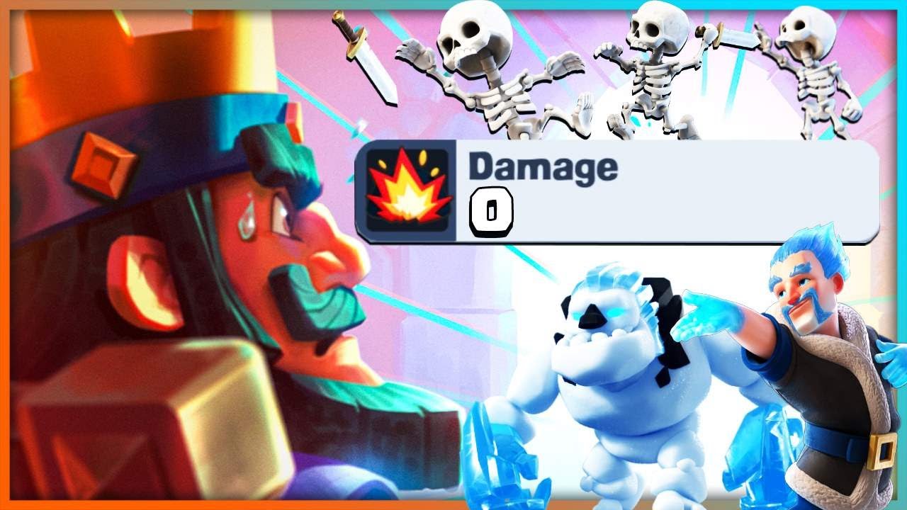 LOWEST DAMAGE DECK in CLASH ROYALE HISTORY!