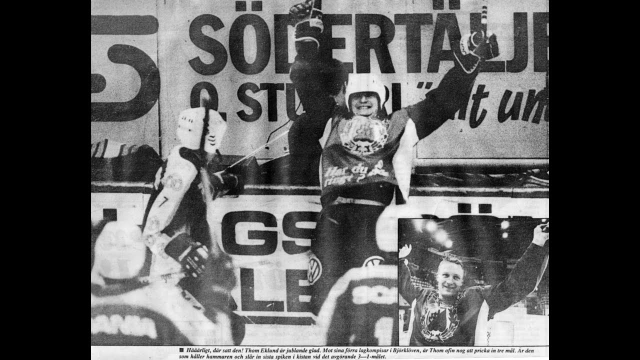 Södertälje SK - Björklöven semifinaler 84/85 (Elitserien)