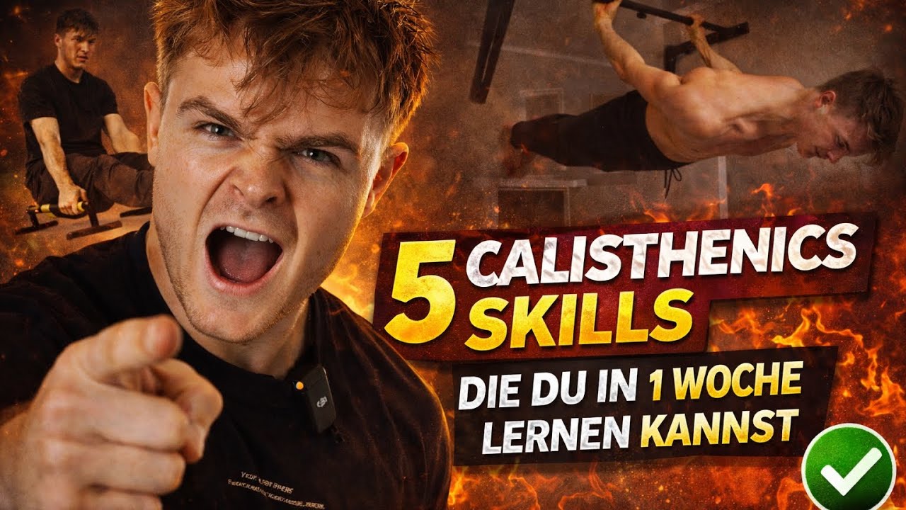 Diese 5 Calisthenics Skills, kannst du in 1 Woche lernen.