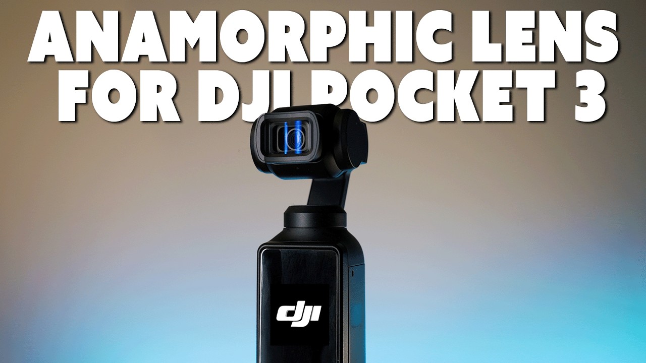Anamorphic lens for DJI pocket 3