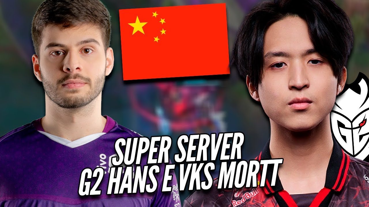 MORTTHEUS JOGOU com O G2 HANS no SUPER SERVER do WORLDS 2025 - BLG PODE ESPERAR!