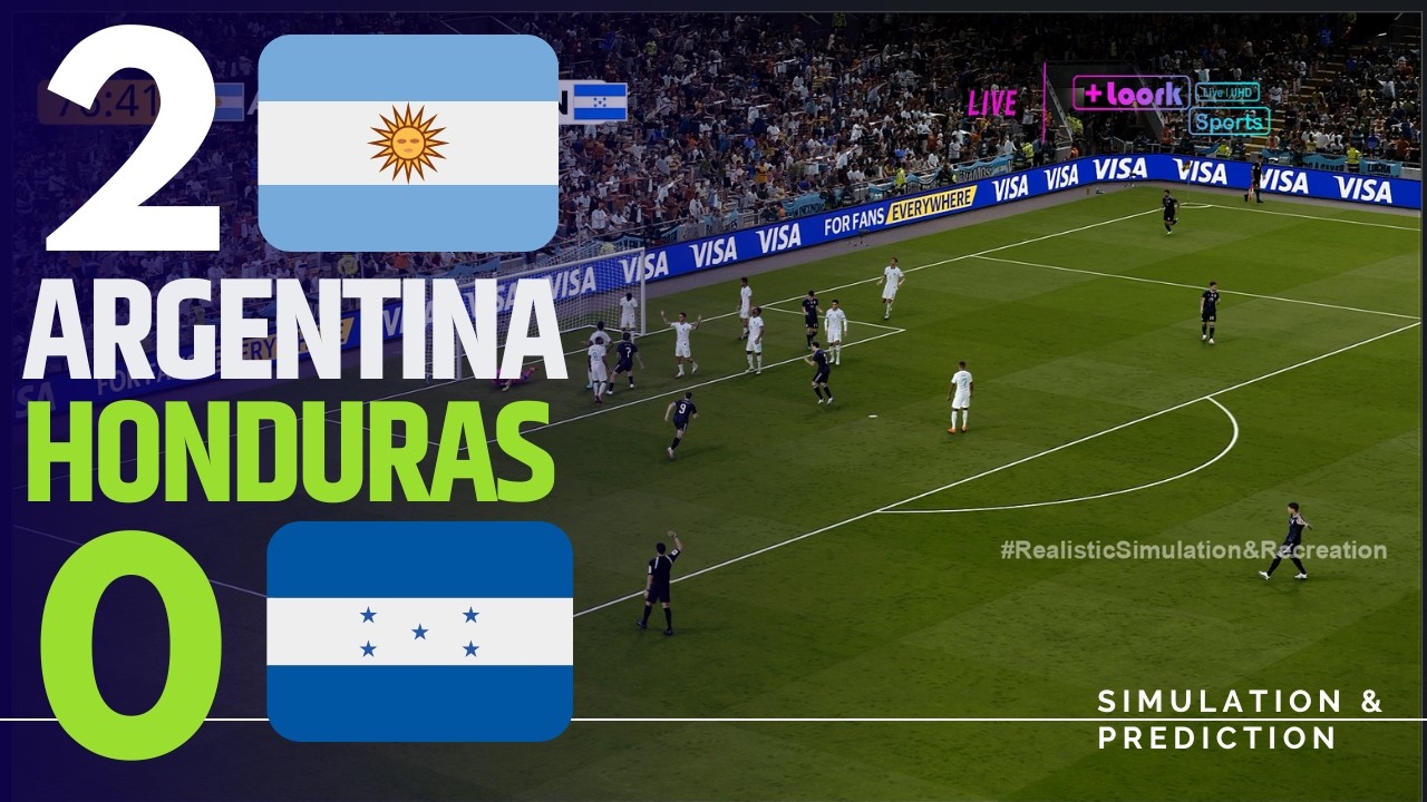 ⚽ ARGENTINA 2-0 HONDURAS Highlights  Friendly Match Pre-World Cup 2026 (SimulationRecreation)
